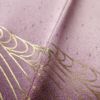 訪問着 正絹 古典柄 袷仕立て 身丈169.5cm 裄丈73cm 箔 金彩 着物 大きいサイズ 紫・藤色_画像9