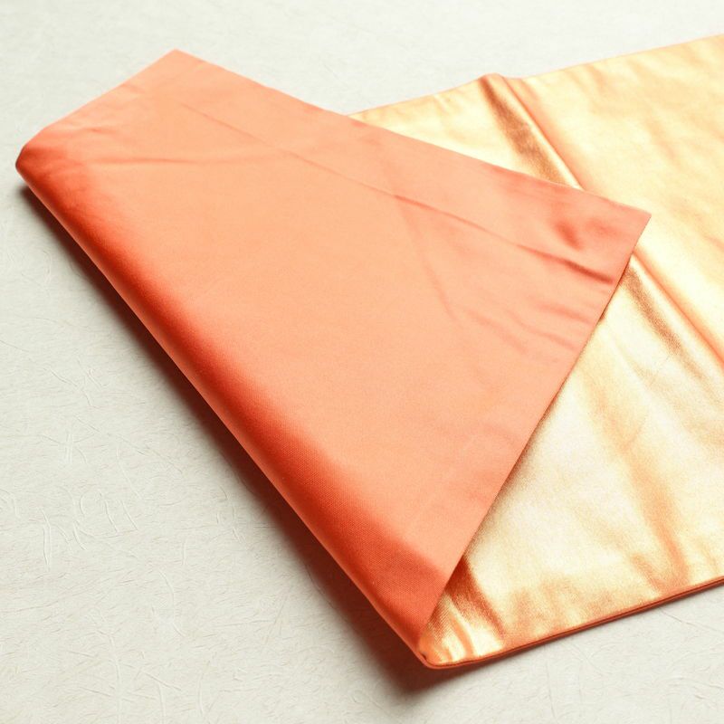 名古屋帯 太鼓柄 正絹 古典柄 名古屋仕立て ピンク_画像9