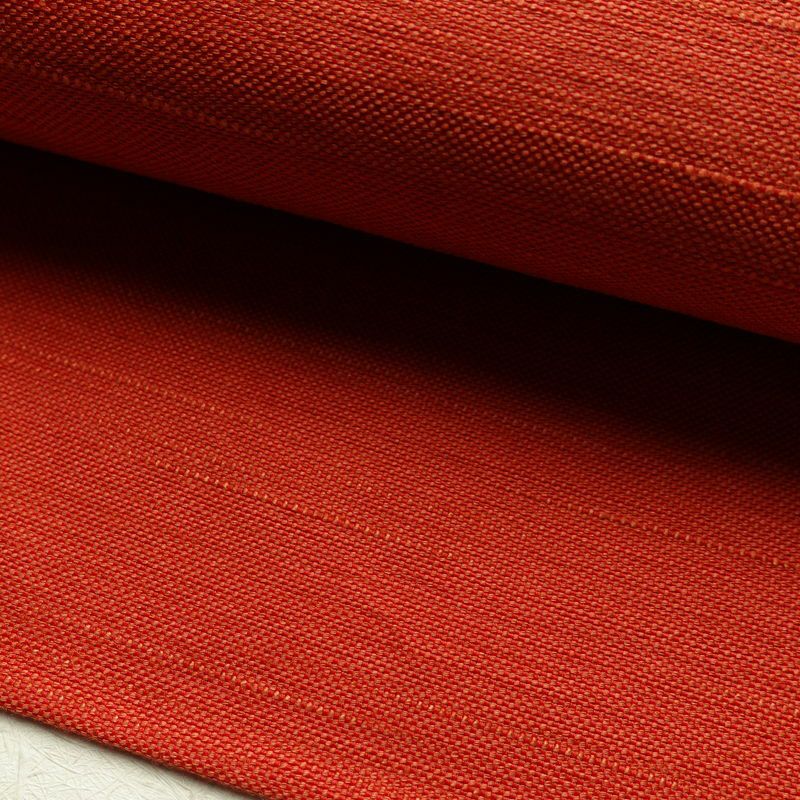 名古屋帯 太鼓柄 正絹 流水・波柄 松葉仕立て 橙_画像7