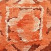 名古屋帯 太鼓柄 良品 正絹 幾何学柄・抽象柄 名古屋仕立て 橙_画像3