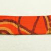 名古屋帯 六通柄 正絹 幾何学柄・抽象柄 松葉仕立て 橙_画像13