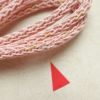 帯締め 夏用 丸組 一般用 正絹 その他の柄 ピンク_画像7
