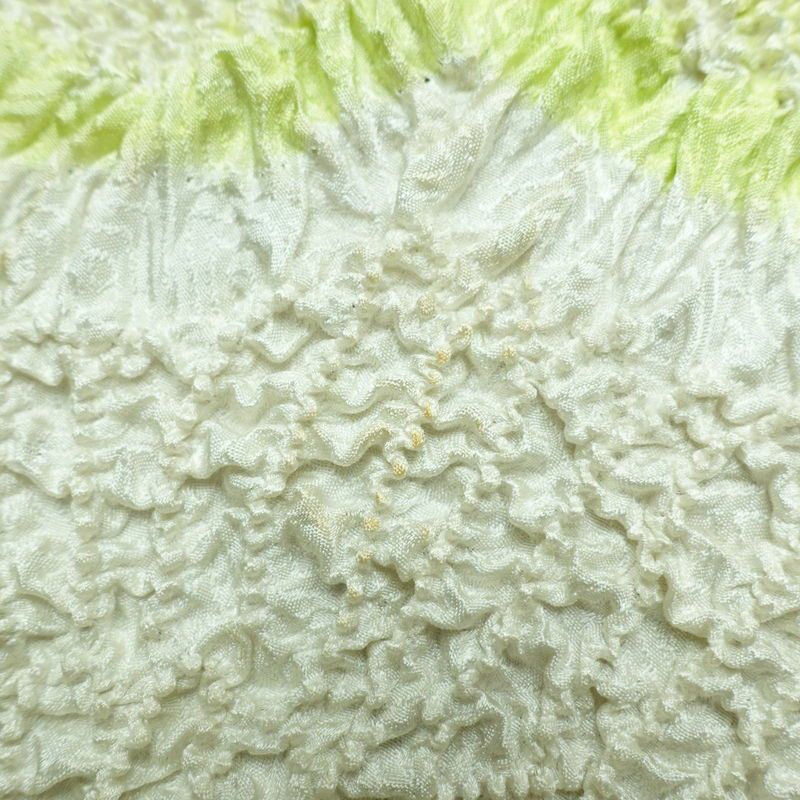 帯揚げ 絞り 正絹 古典柄 緑・うぐいす色_画像8