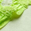 帯揚げ 絞り 正絹 花柄 緑・うぐいす色_画像8