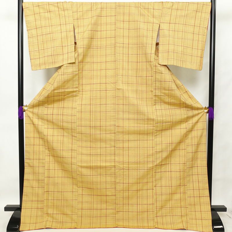 裄69cm 板〆絞り ロング寸 道中着 正絹 未使用 ～166cm Cs1244（正絹 