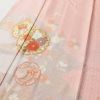 訪問着 絞り 正絹 古典柄 袷仕立て 身丈162cm 裄丈65.5cm 箔 金彩 フォーマル 着物 ピンク_画像5