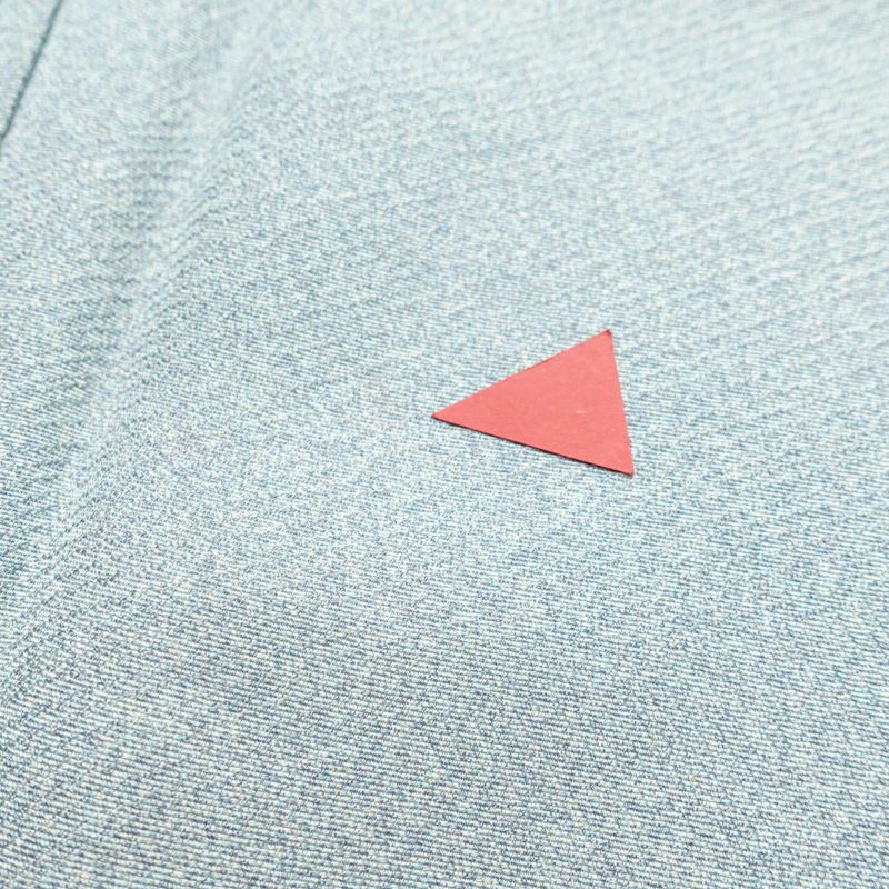 訪問着 正絹 木の葉・植物柄 袷仕立て 身丈154.5cm 裄丈63cm 箔 金彩 フォーマル 着物 青・紺_画像16