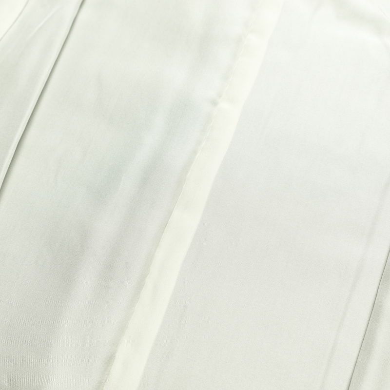 訪問着 良品 しつけ糸付き 正絹 木の葉・植物柄 袷仕立て 身丈170cm 裄丈71cm 箔 附下 着物 黒_画像18