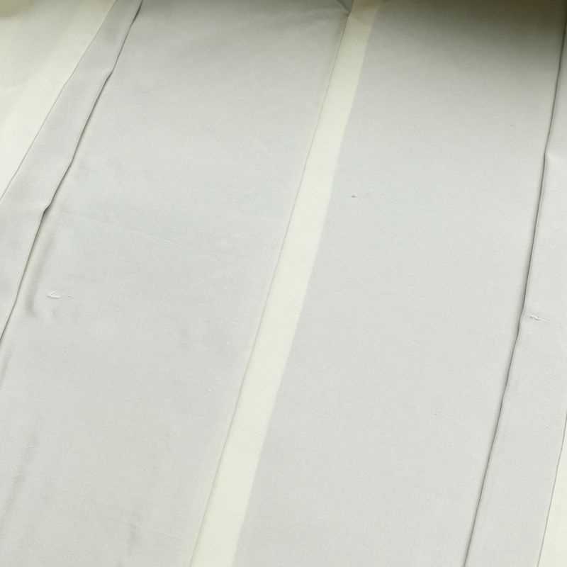 本場大島紬 証紙あり 正絹 花柄 袷仕立て 身丈162cm 裄丈65cm 一部しつけ糸付き 青・紺_画像16