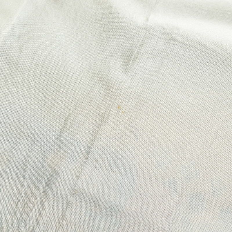 小紋 縮緬 正絹 幾何学柄・抽象柄 袷仕立て 身丈159.5cm 裄丈64cm 小紋着物 ベージュ_画像17