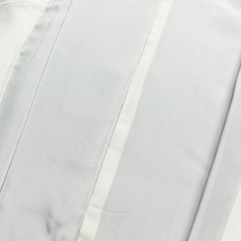 付け下げ 正絹 木の葉・植物柄 袷仕立て 身丈155.5cm 裄丈66cm 箔 共八掛 附下 着物 青・紺_画像18