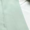 付け下げ スワトウ刺繍 縮緬 一つ紋付き 正絹 木の葉・植物柄 袷仕立て 身丈156.5cm 裄丈65cm 着物 刺繍 緑・うぐいす色_画像18