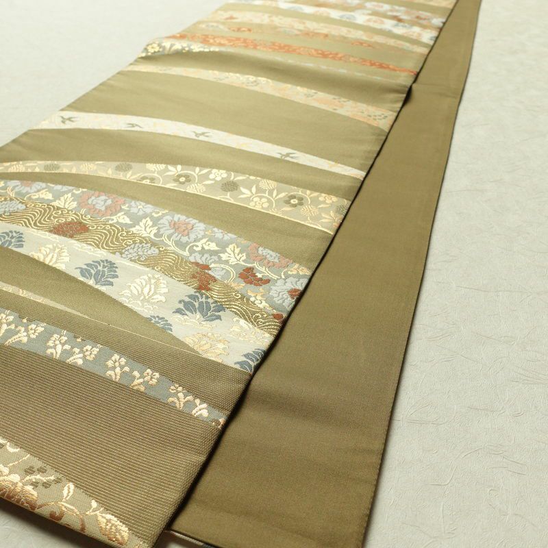 袋帯 六通柄 フォーマル用 正絹 古典柄 ベージュ_画像10