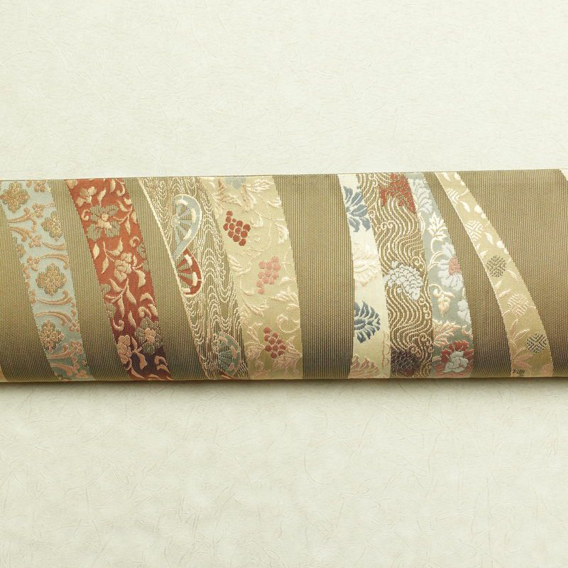 袋帯 六通柄 フォーマル用 正絹 古典柄 ベージュ_画像16