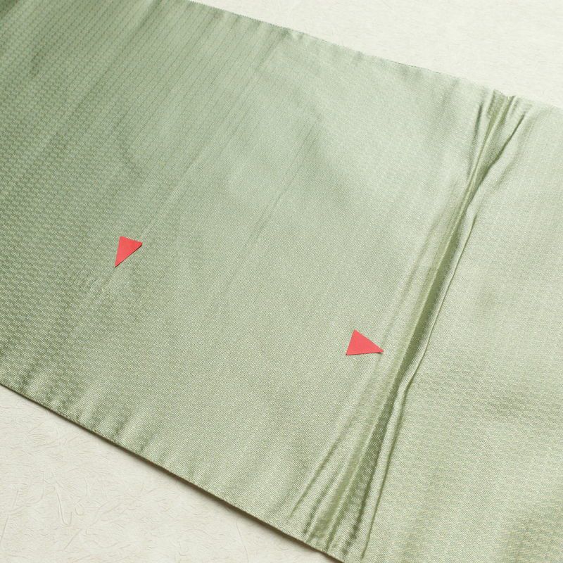 袋帯 太鼓柄 フォーマル用 正絹 古典柄 金糸 緑・うぐいす色_画像16