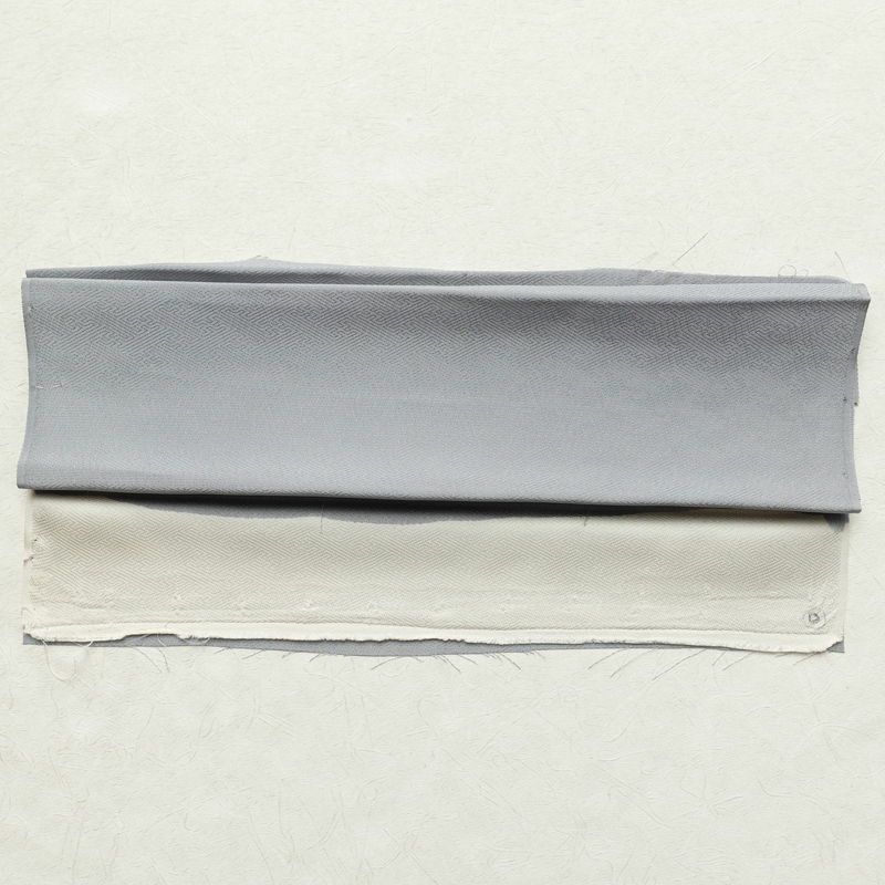 付け下げ 良品 田畑喜八 落款入り しつけ糸付き 正絹 古典柄 袷仕立て 身丈163.5cm 裄丈65.5cm 附下 着物 箔 青・紺_画像21