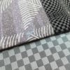 袋帯 太鼓柄 良品 一般用 正絹 幾何学柄・抽象柄 グレー_画像14