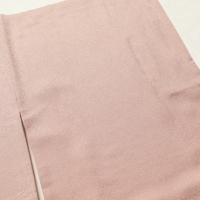 色留袖 スワトウ刺繍 一つ紋付き 正絹 幾何学柄・抽象柄 袷仕立て 身丈157cm 裄丈64cm 着物 ピンク_画像12