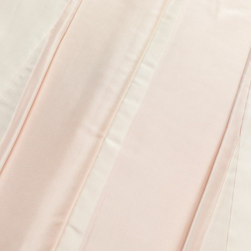 色無地 正絹 木の葉・植物柄 袷仕立て 身丈159cm 裄丈65cm 一部しつけ糸付き 着物 橙_画像16