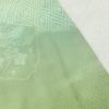 色無地 一つ紋 正絹 古典柄 袷仕立て 身丈155cm 裄丈68cm 着物 緑・うぐいす色_画像11