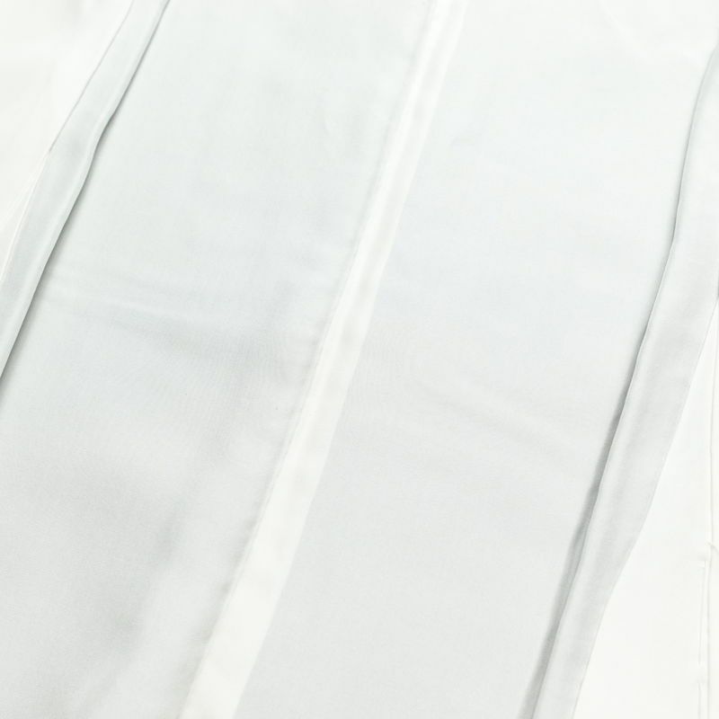 小紋 しつけ糸付き 縮緬 正絹 花柄 袷仕立て 身丈159.5cm 裄丈65.5cm 小紋着物 多色使い_画像17