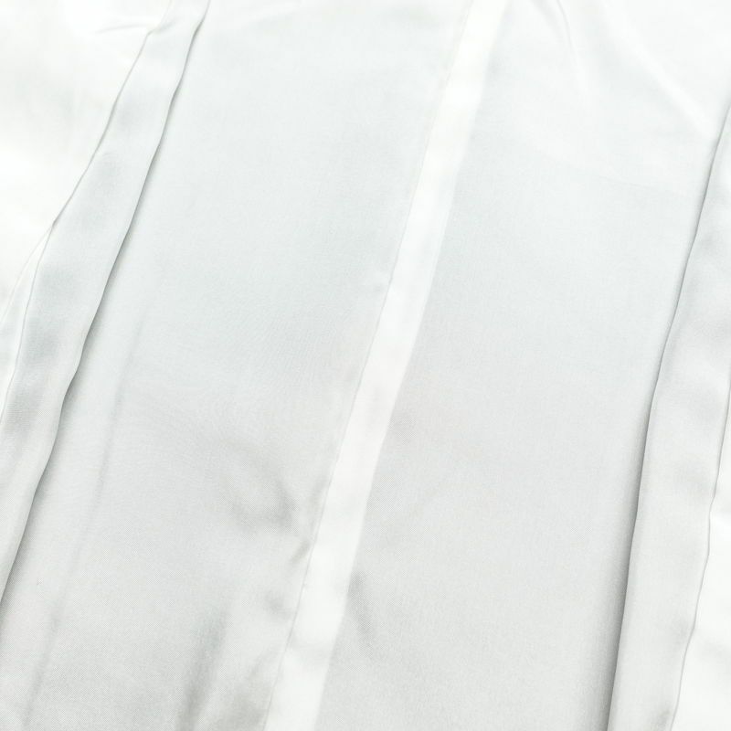 付け下げ 縮緬 金駒刺繍 正絹 木の葉・植物柄 袷仕立て 身丈156cm 裄丈67cm 刺繍 金糸 附下 フォーマル 着物 緑・うぐいす色_画像18