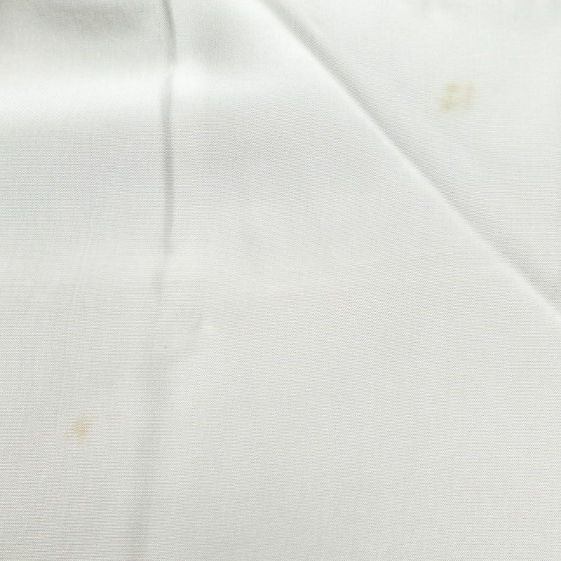 付け下げ 良品 縮緬 正絹 幾何学柄・抽象柄 袷仕立て 身丈169cm 裄丈68cm 一部しつけ糸付き 附下 共八掛 紫・藤色_画像20