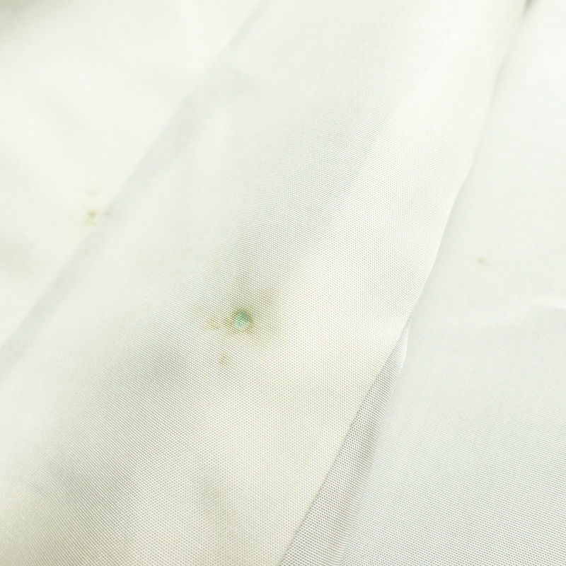 紬 しつけ糸付き 正絹 縞柄・線柄 袷仕立て 身丈161cm 裄丈64cm 青・紺_画像20