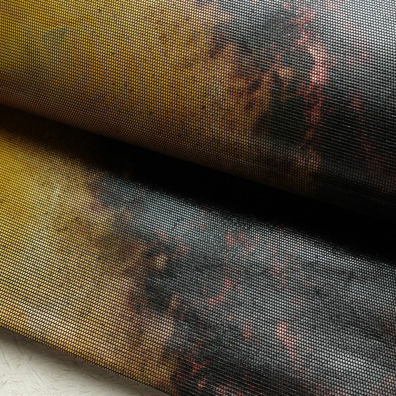 袋帯 六通柄 フォーマル用 正絹 幾何学柄・抽象柄 袷仕立て 箔 茶_画像6