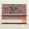 紬 良品 小紋柄 正絹 風景柄 袷仕立て 身丈159.5cm 裄丈64cm ピンク_画像21