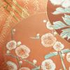 袋帯 六通柄 良品 フォーマル用 正絹 花柄 橙_画像6