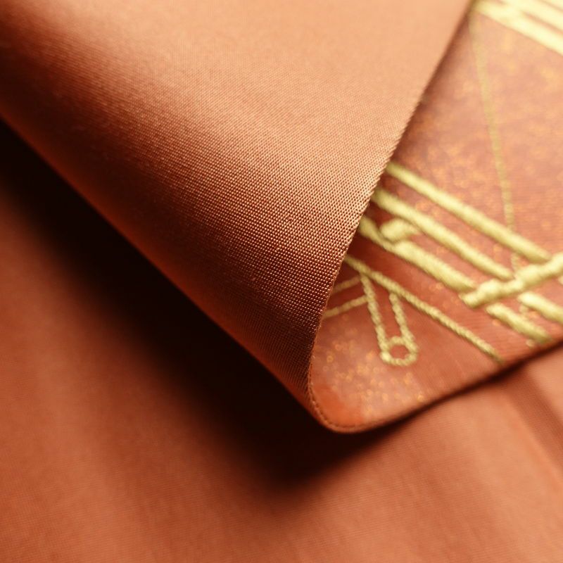 袋帯 六通柄 良品 フォーマル用 正絹 花柄 橙_画像10