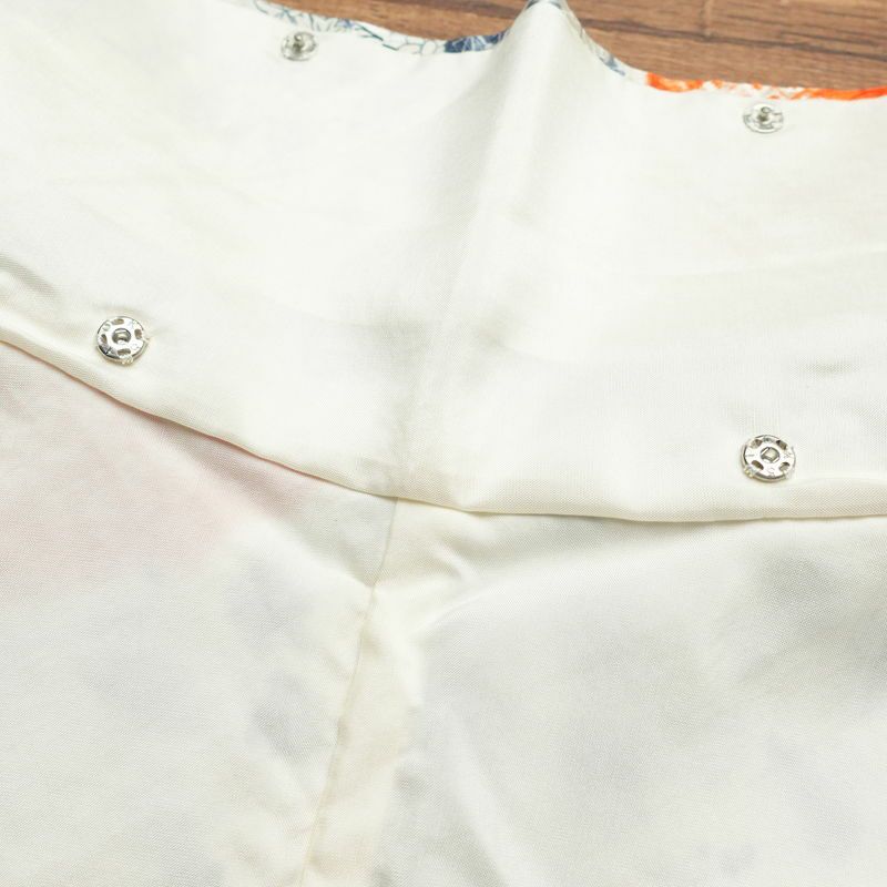 小紋 絞り 総柄 正絹 古典柄 袷仕立て 身丈157cm 裄丈65cm 小紋着物 白_画像17