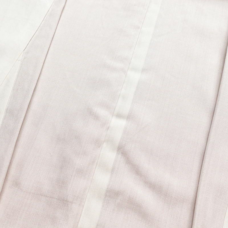 色無地 しつけ糸付き 正絹 幾何学柄・抽象柄 袷仕立て 着物 ピンク_画像16