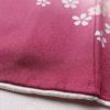 振袖 正絹 花柄 袷仕立て 身丈166cm 裄丈69cm 箔 金彩 フォーマル 着物 成人式 ピンク_画像8