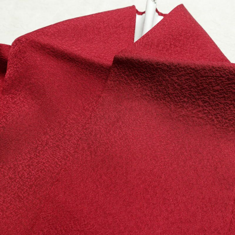 振袖 美品 辻が花 正絹 花柄 袷仕立て 身丈164cm 裄丈67.5cm 金彩 フォーマル 着物 成人式 二十歳の集い 赤・朱_画像16