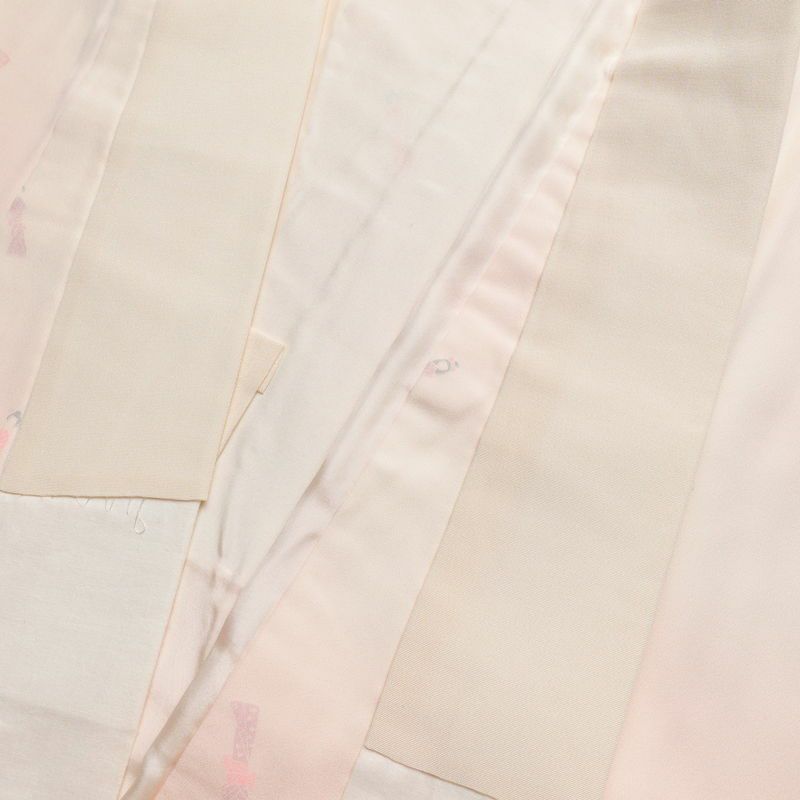 訪問着 長襦袢 セット商品 しつけ糸付き 正絹 風景柄 袷仕立て 身丈160cm 裄丈67.5cm フォーマル 着物 長襦袢 2点セット 青・紺_画像20