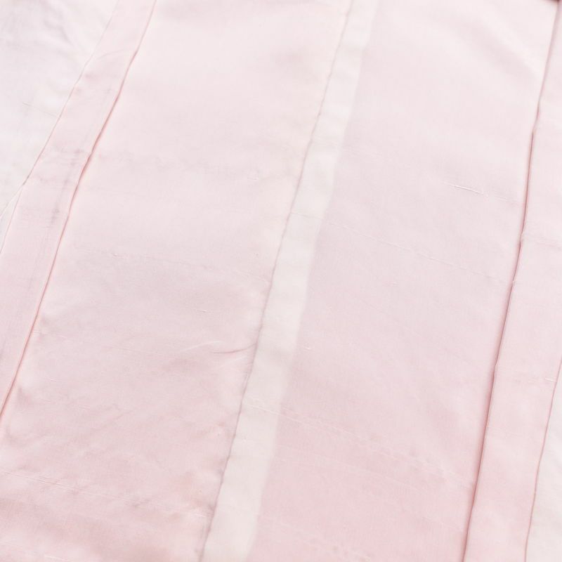 付け下げ しつけ糸付き 正絹 流水・波柄 袷仕立て 身丈157.5cm 裄丈66cm 刺繍 附下 着物 ピンク_画像17