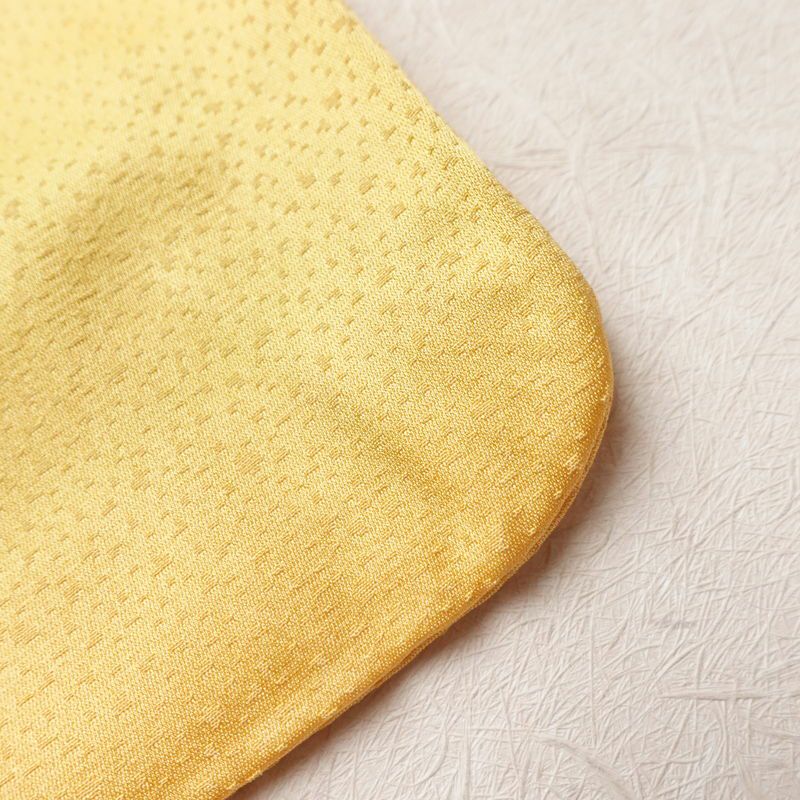 付け下げ ぼかし染め 正絹 流水・波柄 袷仕立て 身丈169.5cm 裄丈69.5cm 共八掛 着物 橙_画像13