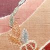 袋帯 紬地 太鼓柄 良品 一般用 正絹 木の葉・植物柄 刺繍 紫・藤色_画像6
