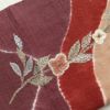 袋帯 紬地 太鼓柄 良品 一般用 正絹 木の葉・植物柄 刺繍 紫・藤色_画像15