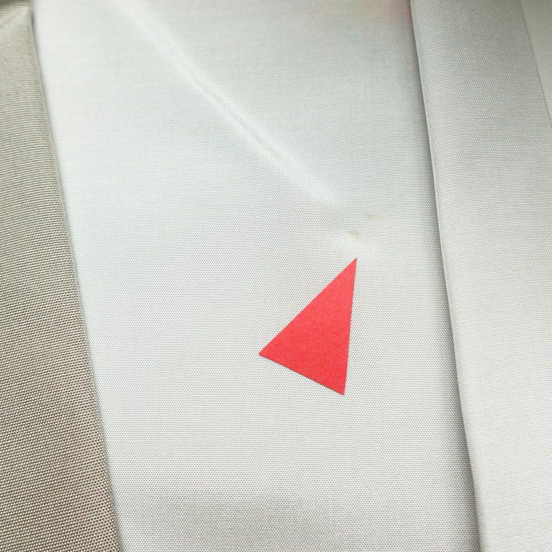 紬 アンサンブル セット品 一部しつけ糸付き 飛び柄 正絹 袷仕立て 身丈162cm 裄丈67.5cm グレー_画像16