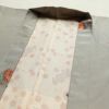 紬 アンサンブル セット品 一部しつけ糸付き 飛び柄 正絹 袷仕立て 身丈162cm 裄丈67.5cm グレー_画像19