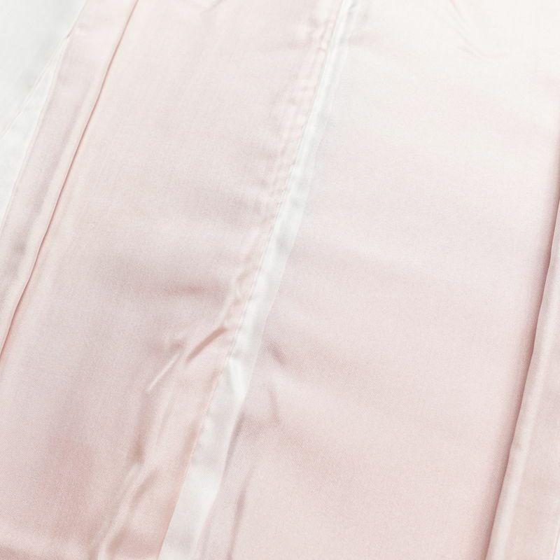 付け下げ 正絹 花柄 袷仕立て 身丈159.5cm 裄丈66cm 金彩 附下 着物 橙_画像17