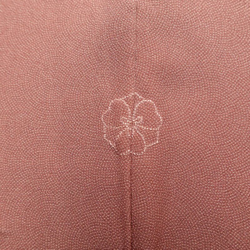 小紋 一つ紋付き 鮫小紋 正絹 古典柄 袷仕立て 身丈160.5cm 裄丈67cm 着物 ピンク_画像18