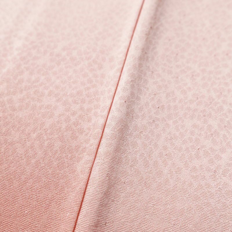 付け下げ 良品 しつけ糸付き 一つ紋付き 正絹 その他の柄 袷仕立て 身丈161.5cm 裄丈66.5cm 附下 着物 ピンク_画像8