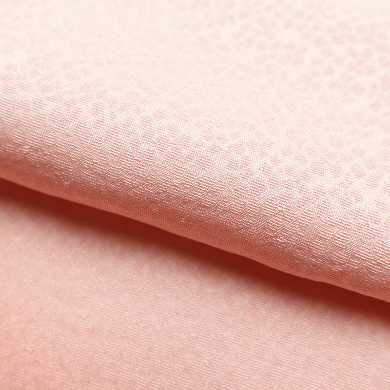 付け下げ 良品 しつけ糸付き 一つ紋付き 正絹 その他の柄 袷仕立て 身丈161.5cm 裄丈66.5cm 附下 着物 ピンク_画像19