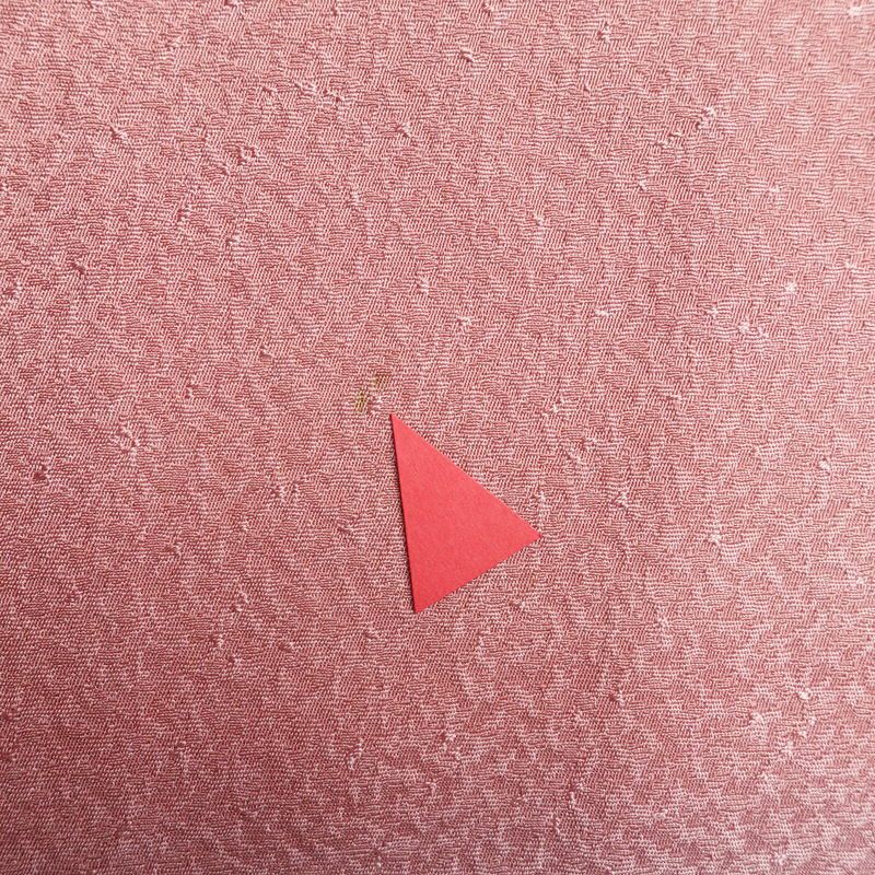 小紋 正絹 その他の柄 袷仕立て 身丈164.5cm 裄丈67.5cm ピンク_画像12