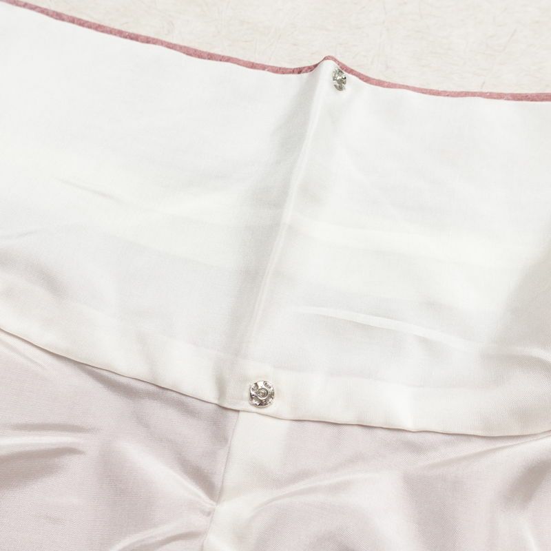 小紋 正絹 その他の柄 袷仕立て 身丈164.5cm 裄丈67.5cm ピンク_画像19