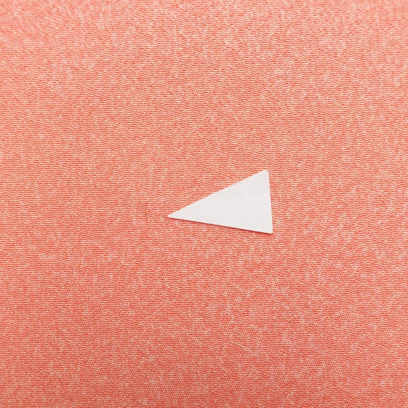 色無地 良品 しつけ糸付き 縮緬 正絹 その他の柄 袷仕立て 身丈158.5cm 裄丈64.5cm ピンク_画像11